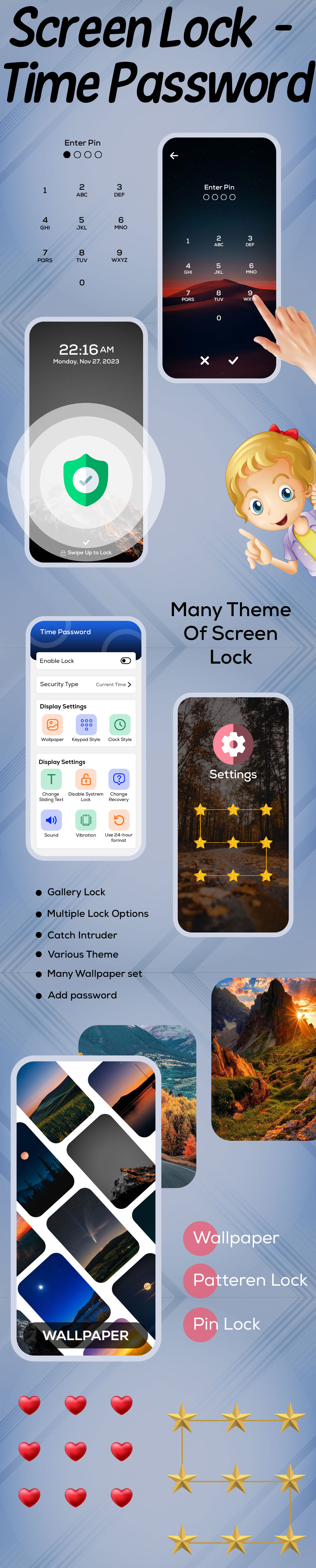 Timelock Screen Android App Template by Elveeinfotech Codester